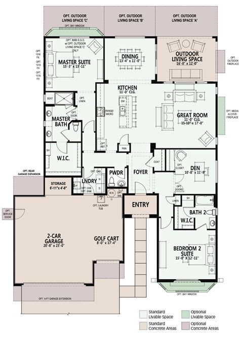 Retirement Home Floor Plans Floorplansclick