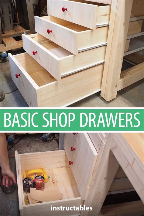 Basic Shop Drawers Woodworking Supplies Wood Shop Projects Diy Drawers