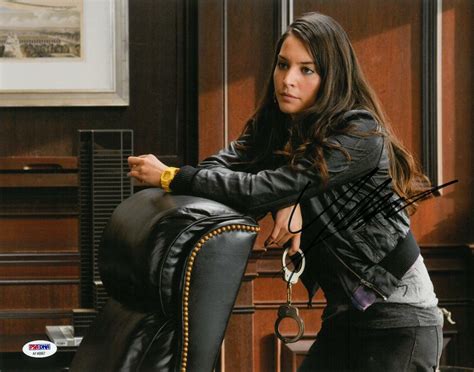 Genesis Rodriguez Signed Man On A Ledge Autographed 11x14 Photo Psadna