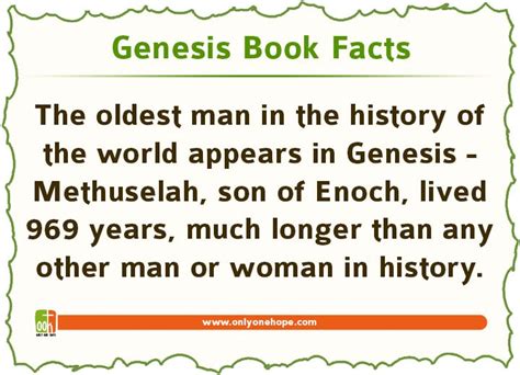 10 Interesting Facts About Different Books Of The Bible Genesis