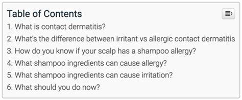 Are You Allergic To Your Shampoo Can My Shampoo Cause Contact