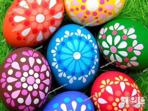 Hand Painted Easter Eggs Stock Photo Picture And Royalty Free Image