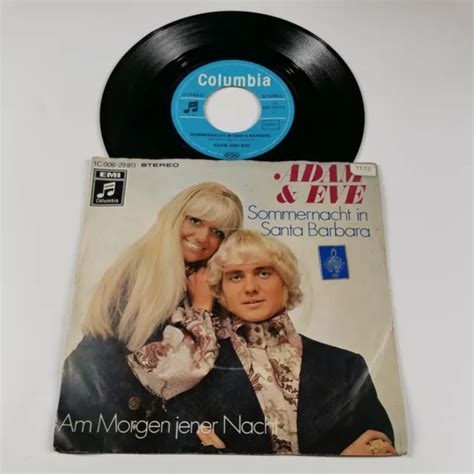 Adam And Eve Sommernacht In Santa Barbara 7 Single Vinyl Sehr Gut