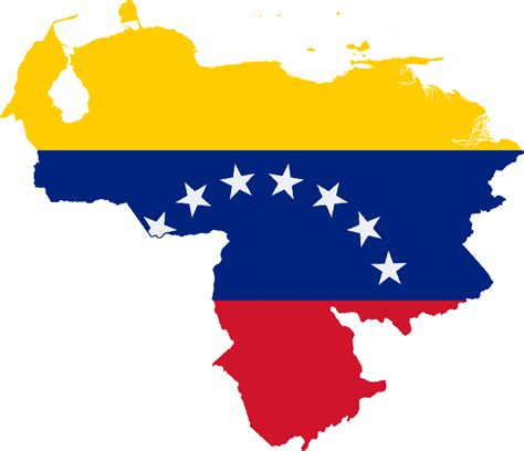 Flag Map Of Venezuela Symbol Hunt