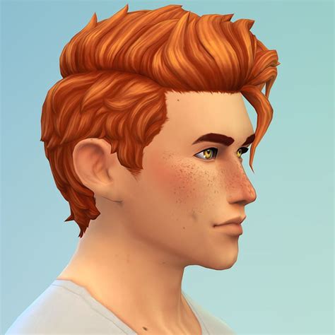 Sims 4 Mm Cc Sims Four Sims 2 Sims 4 Hair Male Male Hair Pelo Sims
