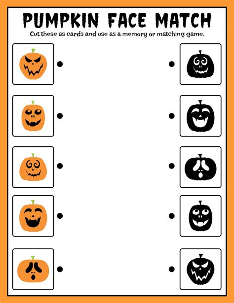 Halloween Matching Game For Toddlers 15 Free Pdf Printables Printablee