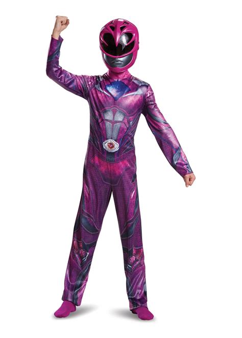 Power Rangers Movie Pink Ranger Girls Costume Superhero Costumes