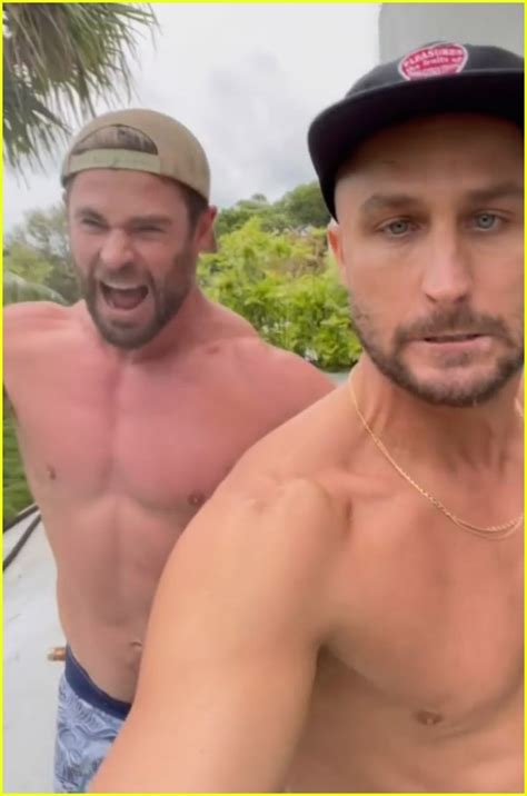 Chris Hemsworths New Shirtless Workout Video Shows Off His Incredible