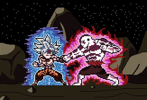 Pixilart Goku Vs Jiren By Nova001