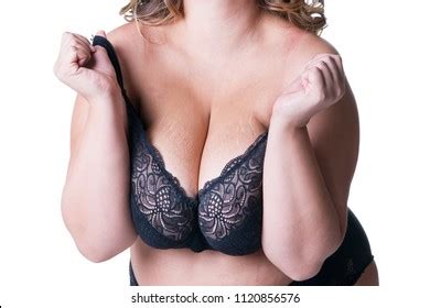 Stretch Marks On Large Natural Breasts Stock Photo 1120856576