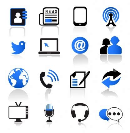 قم بإنشاء شعار على الانترنت مع أداة تصميم الشعار المجانية لدينا. 通信、メディア アイコンを設定-ベクトルのアイコン-無料ベクトル 無料でダウンロード