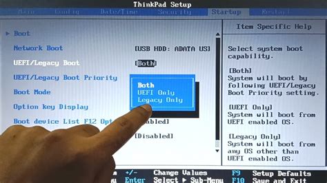 Biosboot Menu Setting On Lenovo Thinkpad T420 Laptop Youtube