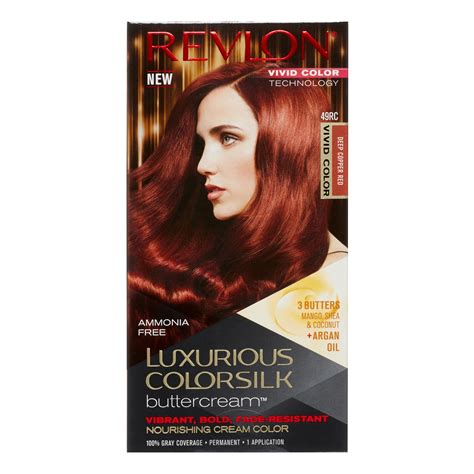 Revlon Luxurious Colorsilk Buttercream Hair Color Vivid Deep Copper