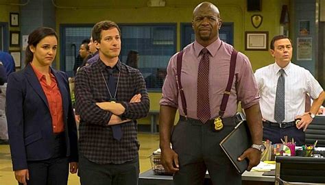 Andy Samberg And The Brooklyn Nine Nine Cast Support Terry Crews