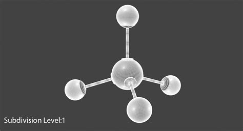 Methane Molecule 3d Model Turbosquid 1416058