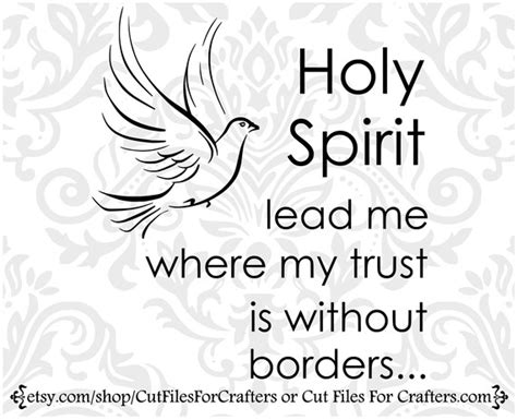 Holy Spirit Lead Me Svg Christian Svg Christian T Shirt Svg Etsy Canada