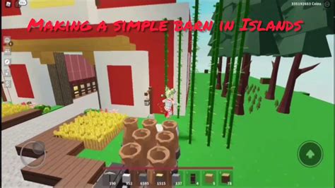 Simple Barn On Roblox Islands Youtube