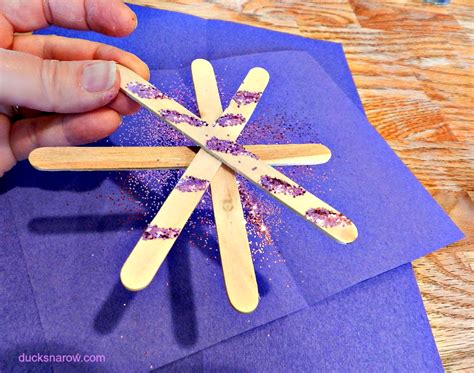 Simple Glittery Snowflake Craft For Kids Ducks N A Row