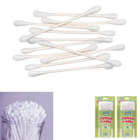1100 Ct Cotton Swabs Double Tipped Applicator Q Tip Clean Ear Wax