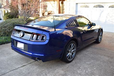 Ford Mustang Gt Premium 2014 Deep Impact Blue Metallic Low Mileage
