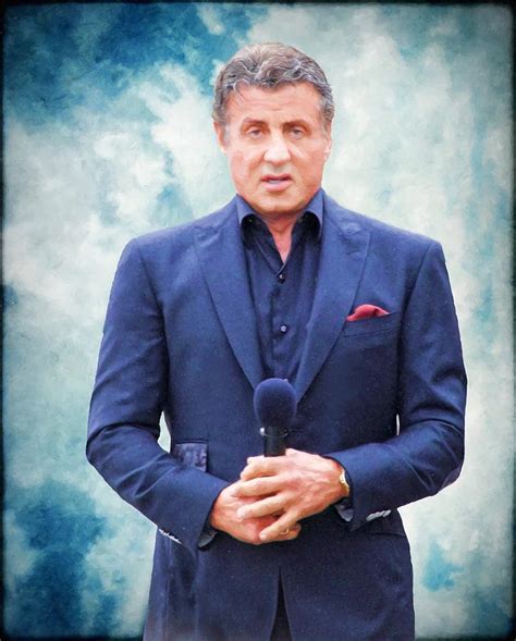 Sylvester Stallone Portrait Photograph By Alice Gipson Pixels