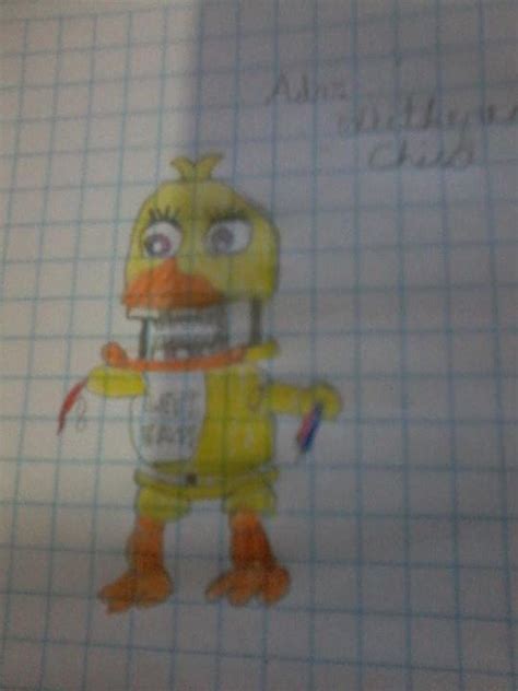 Adventure Withered Chica Drawing By Thrilledgraze On Deviantart