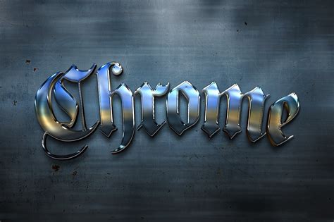 There are plenty of ways to get metallic effects in photoshop and there are styles supplied by default. Chrome Text Styles for Photoshop ~ Photoshop Add-Ons ...