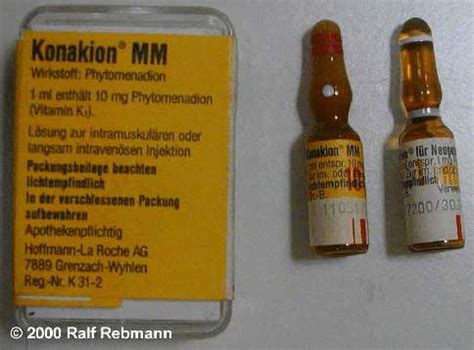 It is best to talk to a doctor before taking these as they could interfere with existing medications. Konakion - patient information, description, dosage and ...