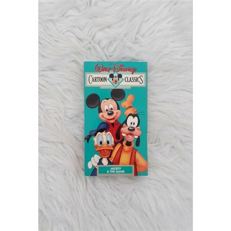 Walt Disney Cartoon Classics Mickey The Gang Volume VHS Tape