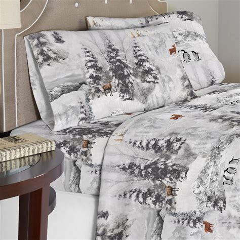 Celeste Home 190 Gsm Cal King Cotton Flannel Sheet Set