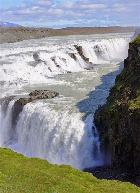 Magnificent Waterfall Gullfoss Iceland