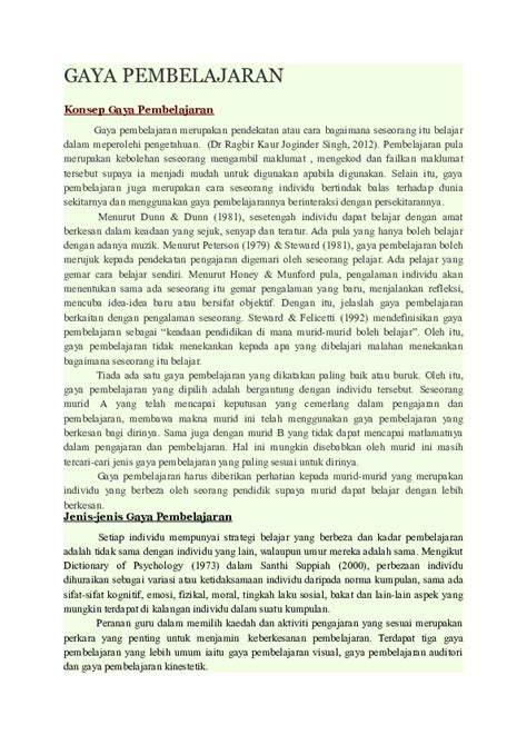 Xiv, senarai simbol singkatan tatanama istilah, ipda institut pendidikan darul aman. (DOC) GAYA PEMBELAJARAN | Tamilselvi Murugan - Academia.edu