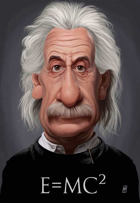 Celebrity Sunday Albert Einstein Emc² Art Print By Rob Snow