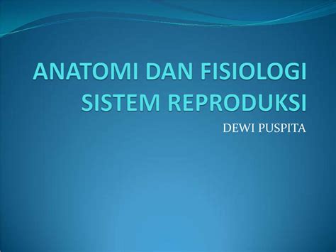 Anatomi Dan Fisiologi Sistem Reproduksi DocsLib