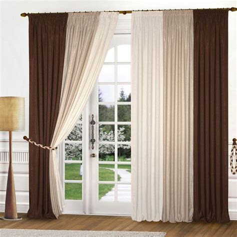 Attractive Brown Curtains For Living Room Designalls Brown Curtains