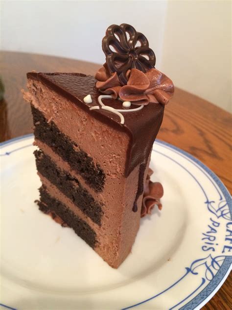 My Amazing Chocolate Mousse Birthday Cake From Whole Foods Layers Of