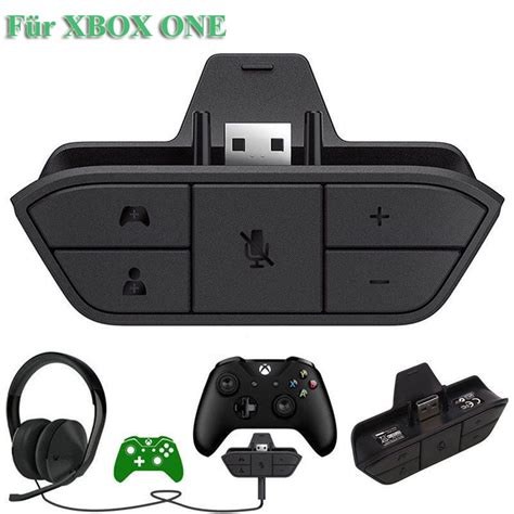 Xbox One Headset Adapter Headphone Audio Game Stereo Adapter For