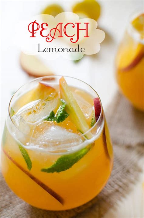 Peach Flavored Perfect Lemonade Recipe