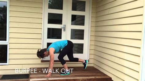 How To A Burpee Walkout Bodyweight Exercise Hillworks Online
