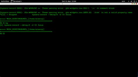 Command Line How To Set Active Tab In Gnome Terminal Ask Ubuntu