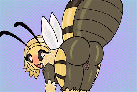 Rule 34 Animated Anthro Arthropod Bee Blossom Thousandfoldfeathers
