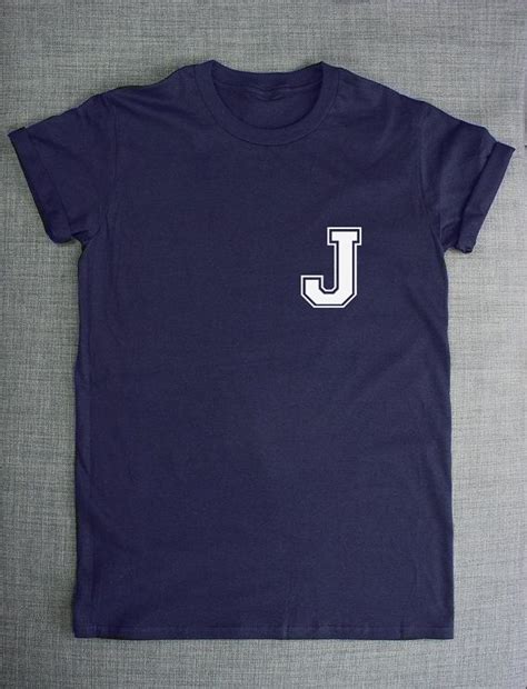 Customized Name Initial T Shirt Custom Personalized Initials Varsity T Shirt Custom Shirts