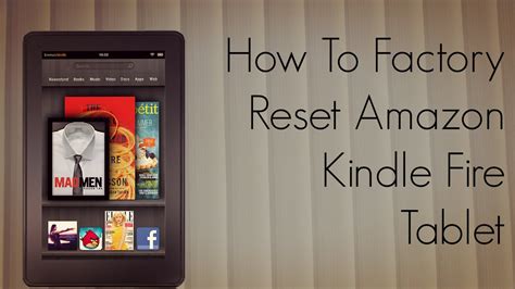 We did not find results for: How to Factory Reset Amazon Kindle Fire Tablet - Tutorial ...