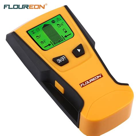 Meterk stud finder wall detector 4 in 1 wall center sensor wall scanner digital wood center for wood metal studs and ac cable live ac wire unlike something like a voltage pen, however, you cannot stick this detector in one leg of the socket, so you are limited to detecting fields from a. Floureon 3 In 1 Metal Detectors Find Metal Wood Studs AC ...