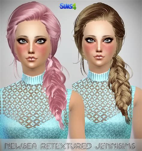 Downloads Sims 4 Newsea Night Bloom Hair And Joice Hair Retextured