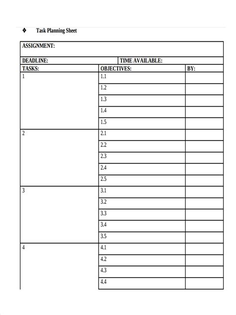 Printable To Do List Template For Word Doctemplates