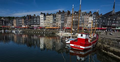 Located in or next to body of. Honfleur, more than a marina