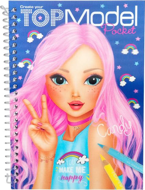 Topmodel Pocket Colouring Book 3d By Top Model Paper Craft Amazon Canada
