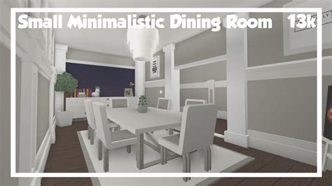 Modern Dining Room Ideas Bloxburg