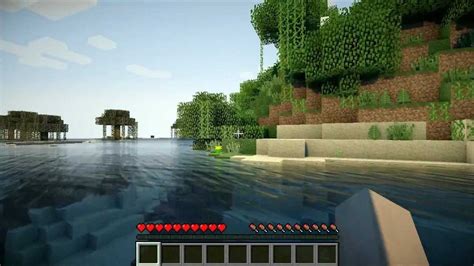 Unbelievable Water Shaders In Minecraft 125 Seus Mod Youtube